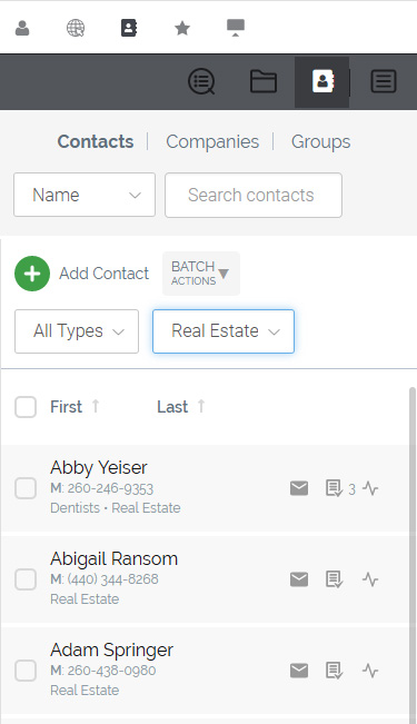 Skagga CRM mobile screenshot
