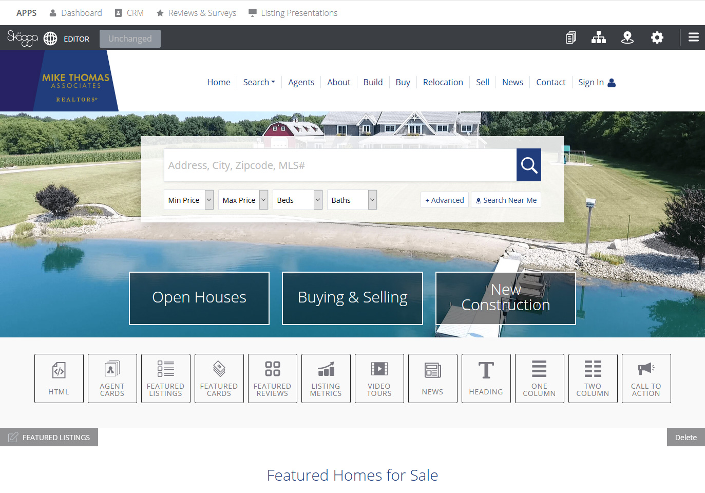 Skagga Web Builder Screenshot